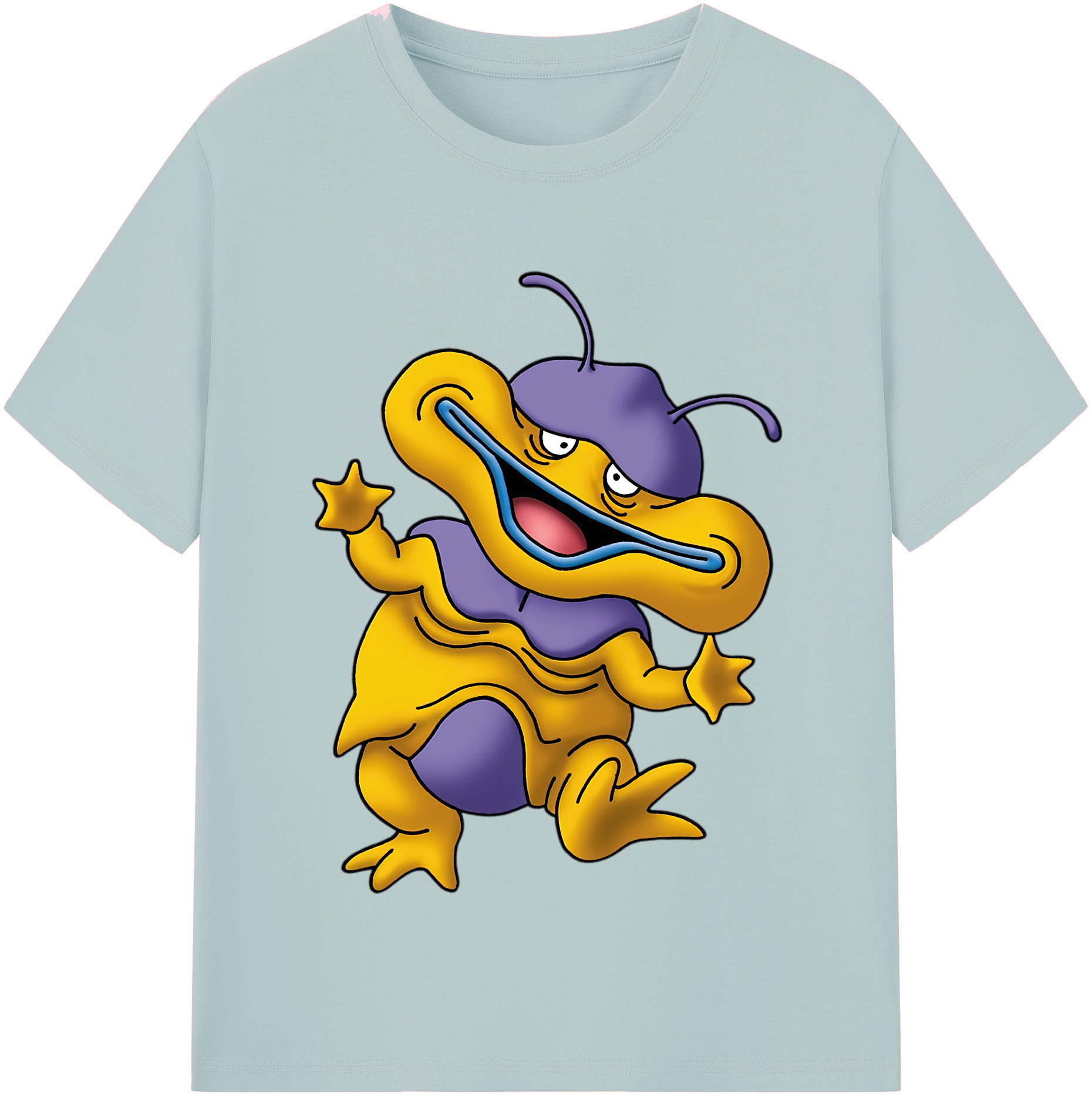 （画像用） ドラゴンクエスト Doragon Kuesuto Dragon Quest 綿100％半袖Tシャツ（フロントプリント）